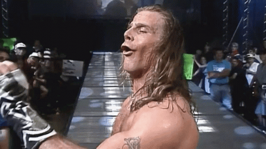 Shawn Michaels Funny Suck It Gesture GIF