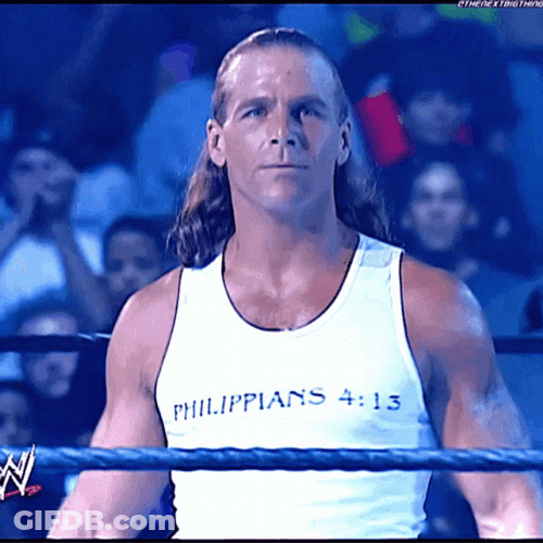 Shawn Michaels Kissing Goodbye GIF