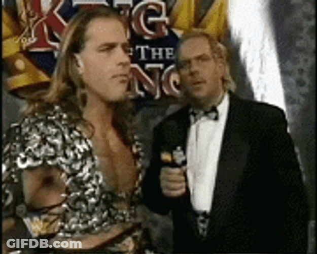 Shawn Michaels Stressed Out Interview GIF