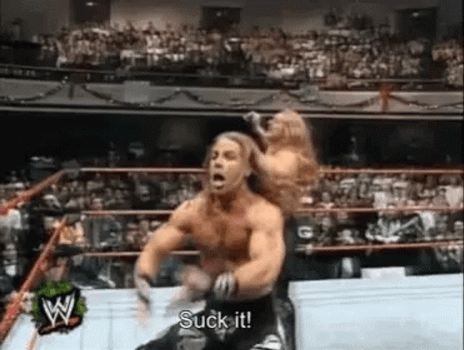 Shawn Michaels Suck It Crazy Dance GIF