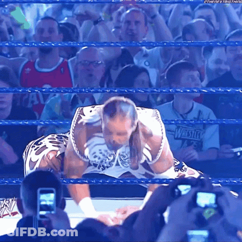 Shawn Michaels WWE Entrance Show GIF
