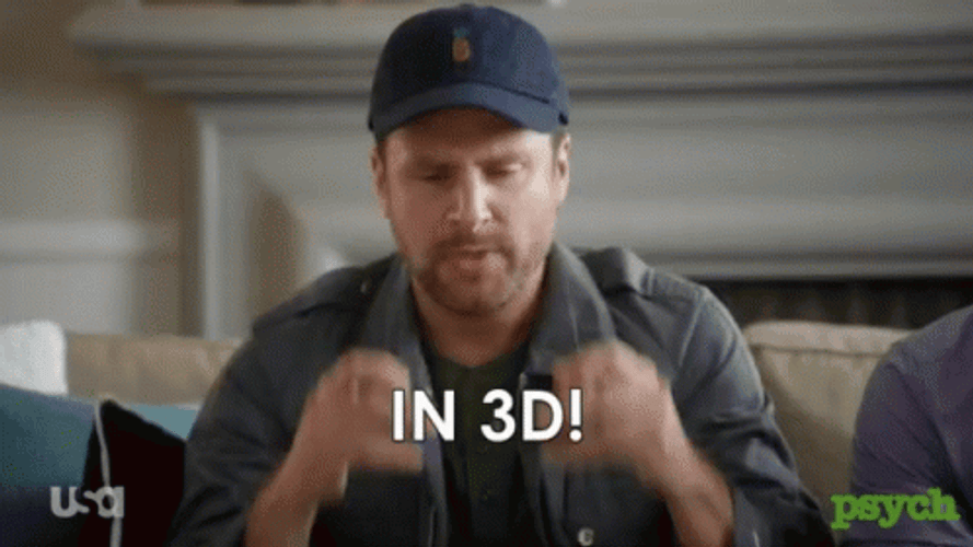 Shawn Spencer In 3D GIF