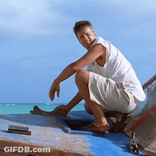 Shawshank Redemption By The Beach GIF