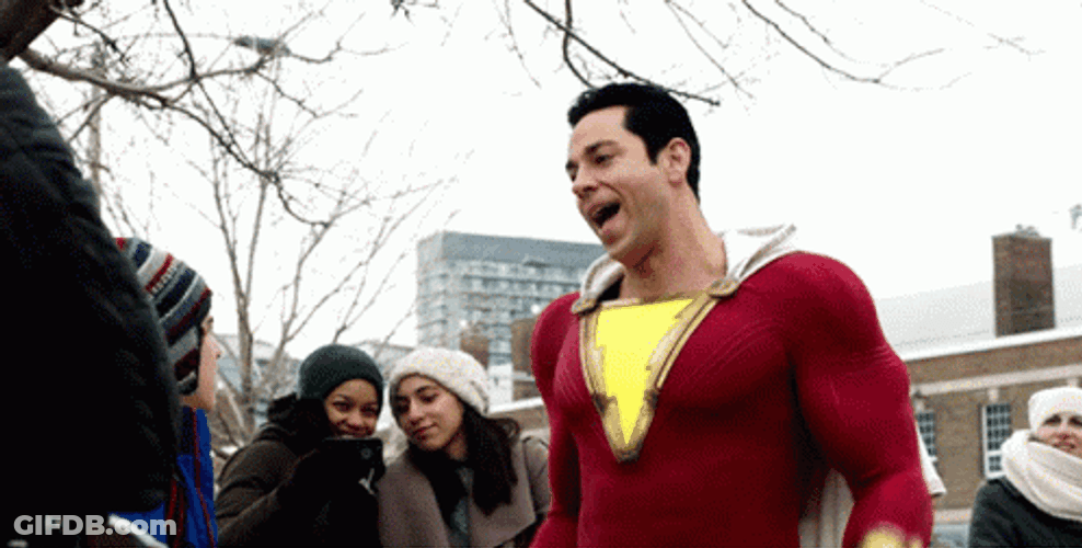 Shazam Raise Hand GIF