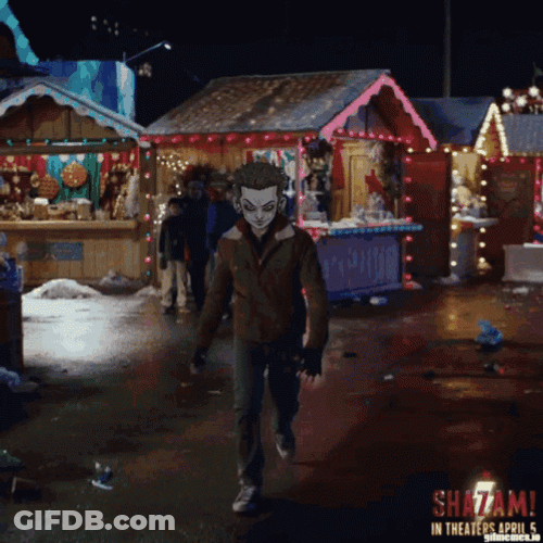 Shazam Walking Fast GIF