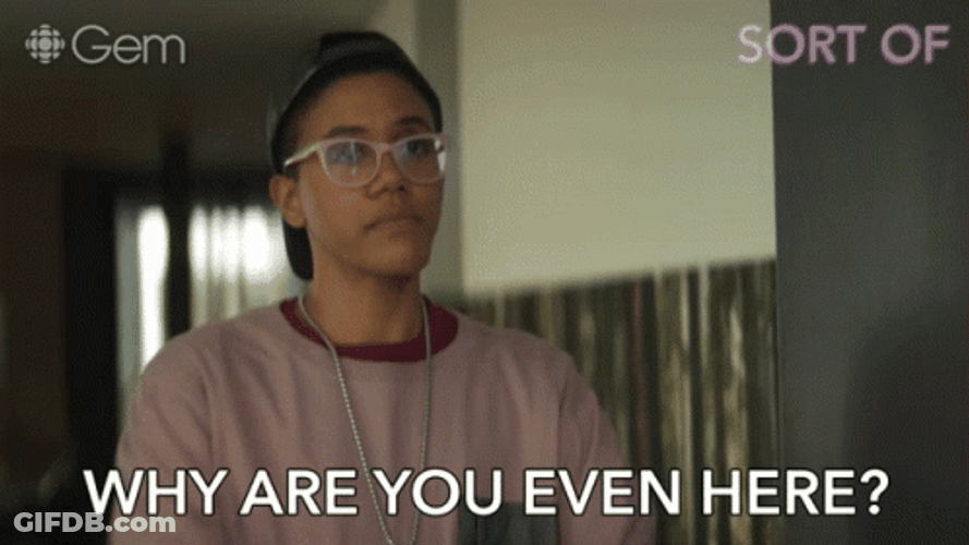 She Doesn't Even Go Here Amanda Cordner Gem GIF
