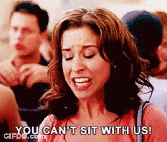 She Doesn't Even Go Here Gretchen Wieners GIF