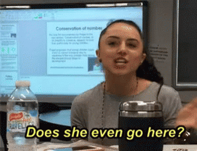 She Doesn't Even Go Here Sassy Tayla GIF
