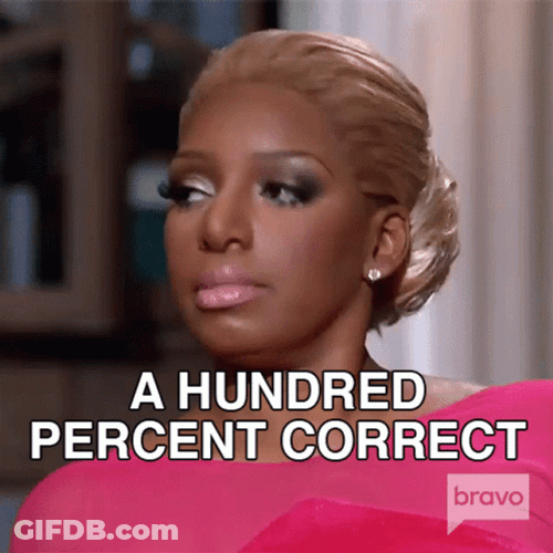 She Is 100 Percent Correct GIF