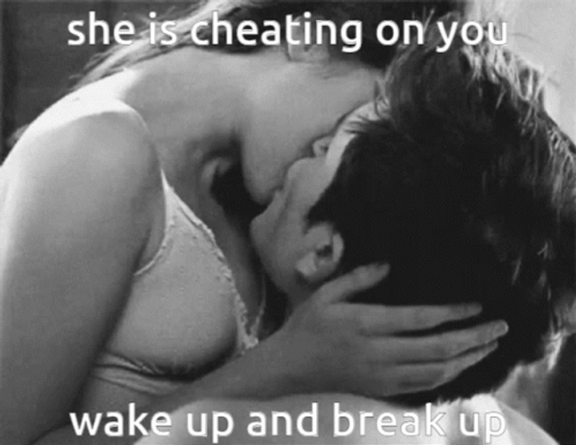 She Is Cheating On You Wake Up GIF