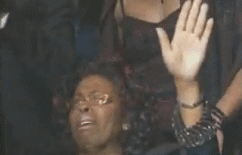 She Is Crying While Praise God GIF
