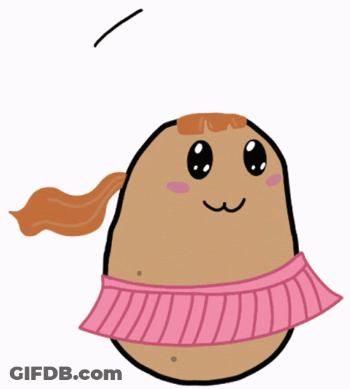 She Is Cute And Hot Potato GIF