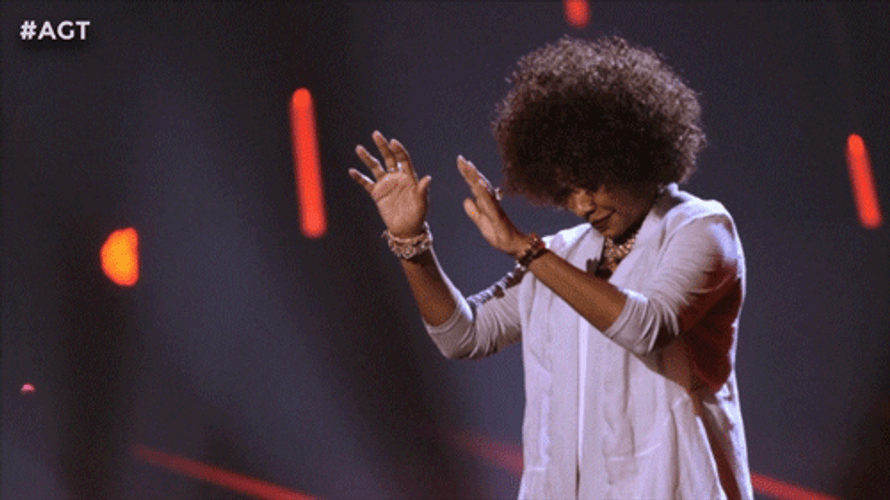 She Is Praying And Praise God GIF