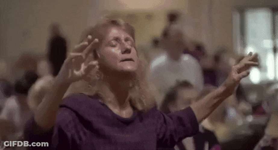 She Is Singing And Praise God GIF