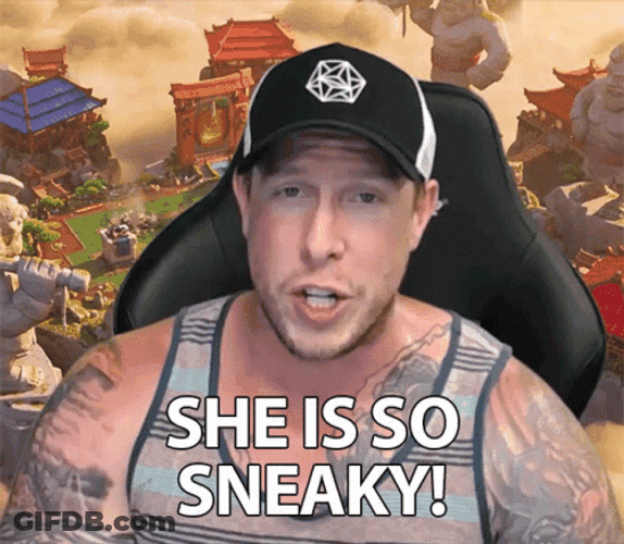 She Is So Sneaky GIF
