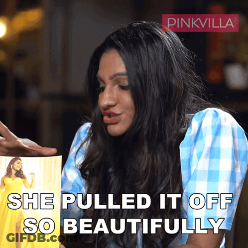 She Pulled It Off So Beautifully Eshaa Amiin GIF