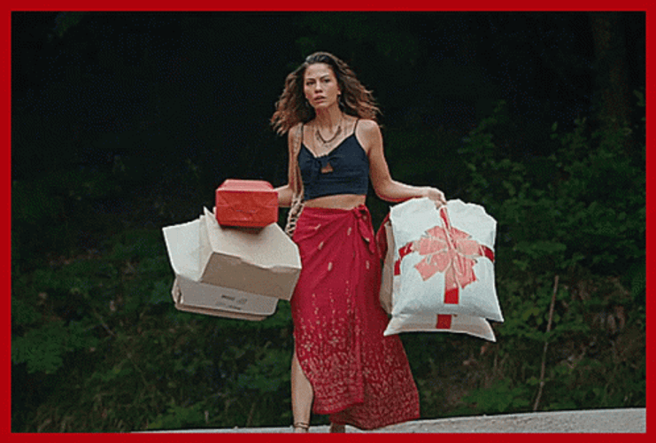 She Running After Spending Money A Lot GIF