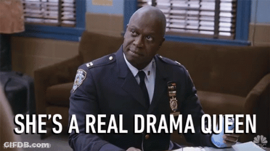 She's A Real Drama Queen GIF