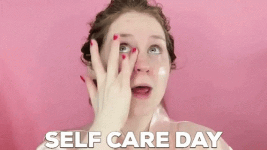 She Wash Face Because Its Self Care Day GIF