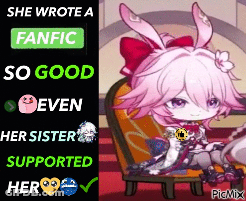 She Wrote A Fanfic So Good Even Her Sister Supported Her And Her Hero GIF