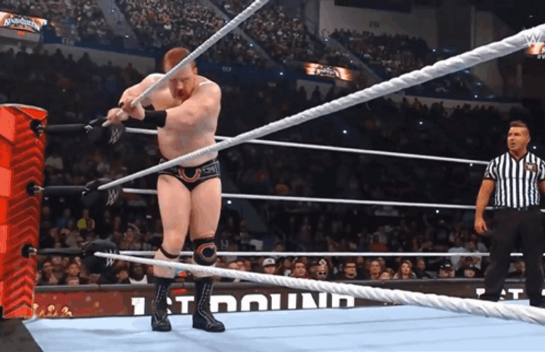 Sheamus Brogue Kick Gunther GIF