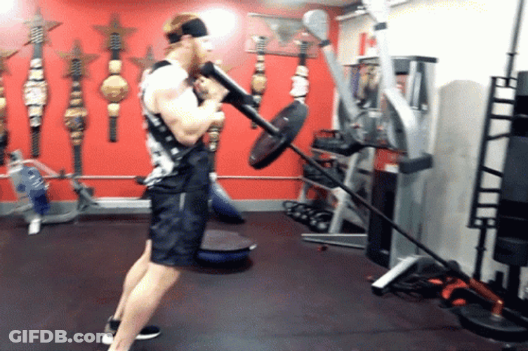 Sheamus Intense Working Out GIF