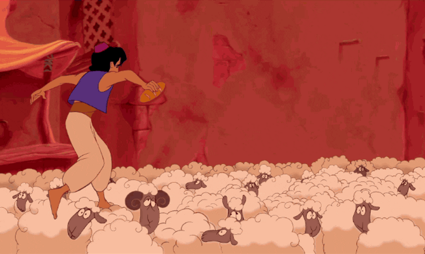 Sheep Aladdin Disney GIF