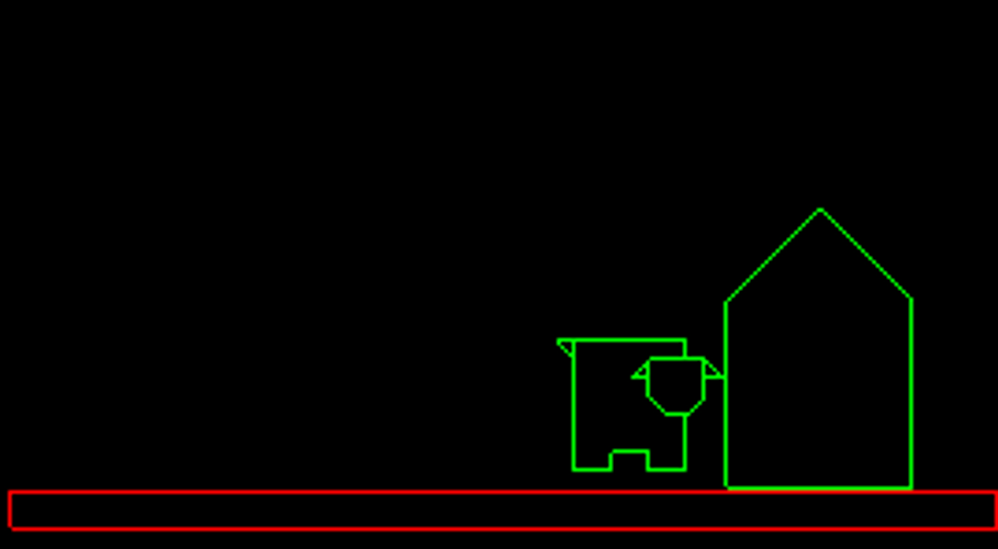 Sheep House Drawing GIF
