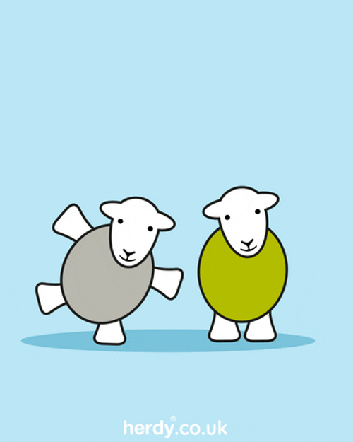 Sheep I Love You Kiss GIF
