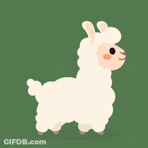 Sheep Saying Keep Going GIF