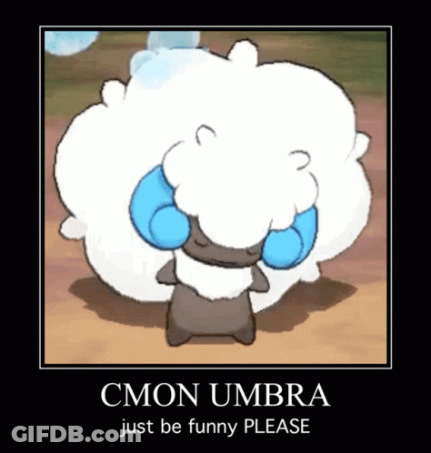 Sheep With Cmon Umbra Be Funny GIF