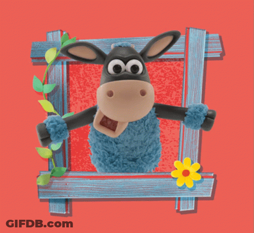 Sheep With Meep Speech Bubble GIF