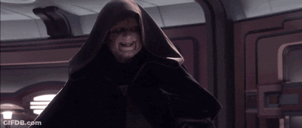 Sheev Palpatine Muahahaha GIF