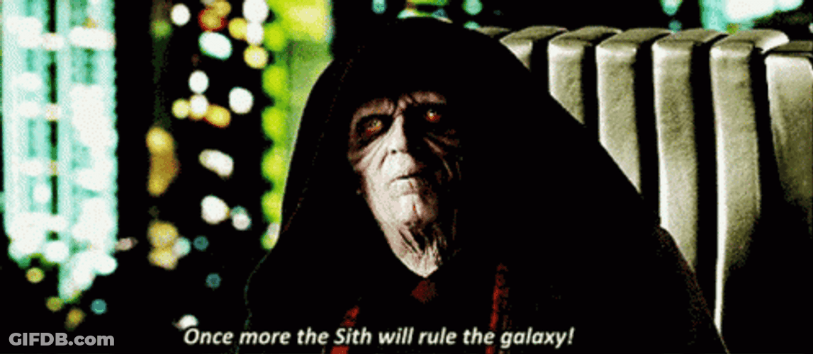 Sheev Palpatine Star Wars More GIF