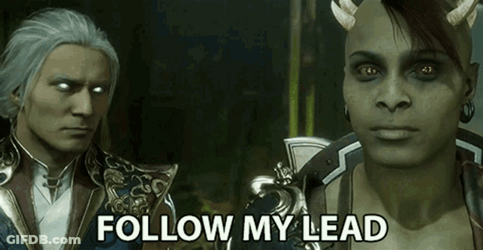 Sheeva Wants To Follow Her Lead GIF