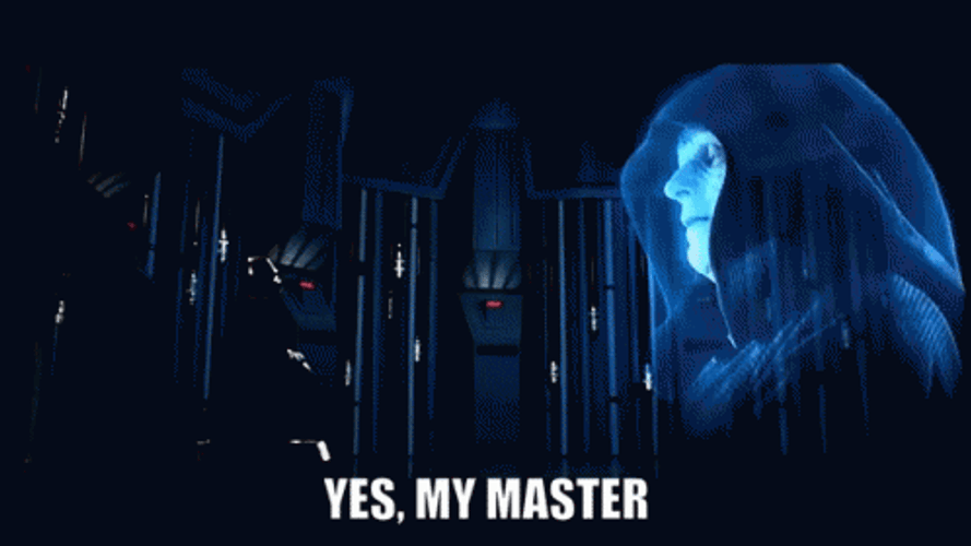 Sheeve Palpatine Yes Master GIF