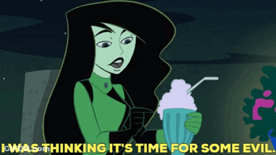 Shego Eating Ice Cream Kim Possible GIF