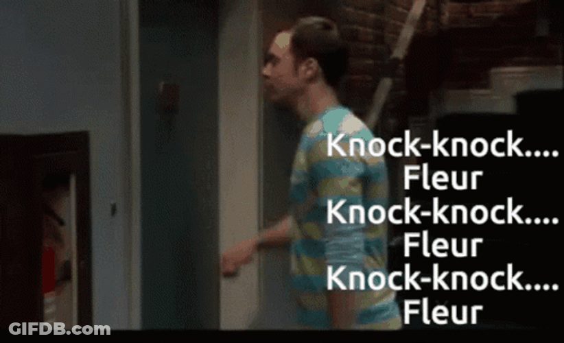 Sheldon Knock Knock The Door GIF