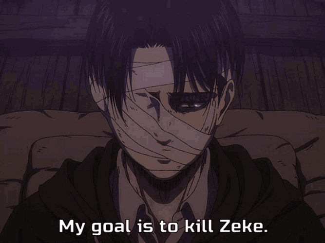 Shengeki No Kyojin Injured Levi GIF