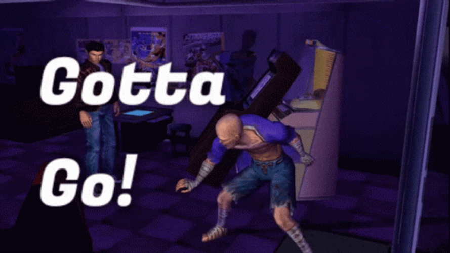 Shenmue Gotta Go GIF