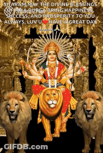 शेरावाली माँदुर्गा GIF