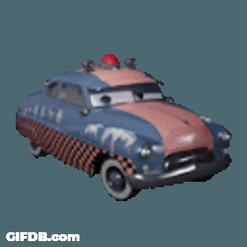 Sheriff - California Mall Cop Sheriff Cars Sticker GIF