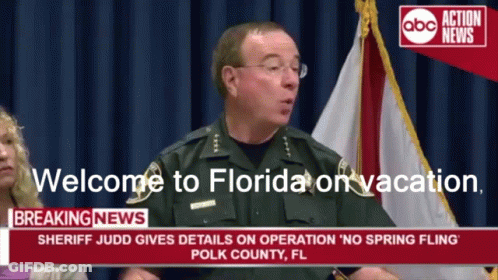 Sheriff Judd Details Operation No Spring Fling GIF