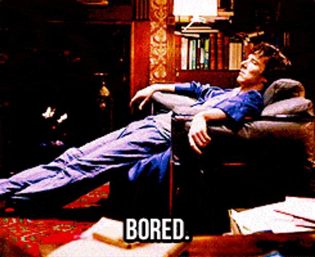Sherlock Benedict Cumberbatch Bored GIF