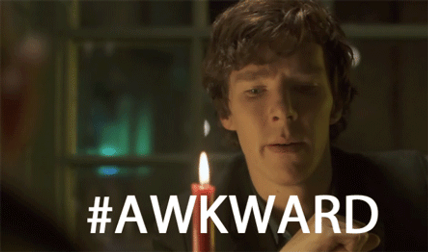 Sherlock Holmes Awkward Stare GIF