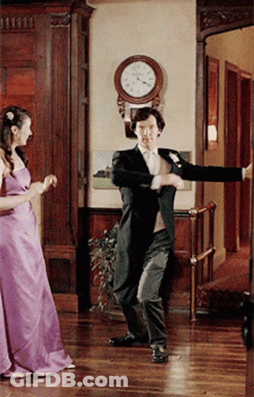Sherlock Holmes Dancing GIF