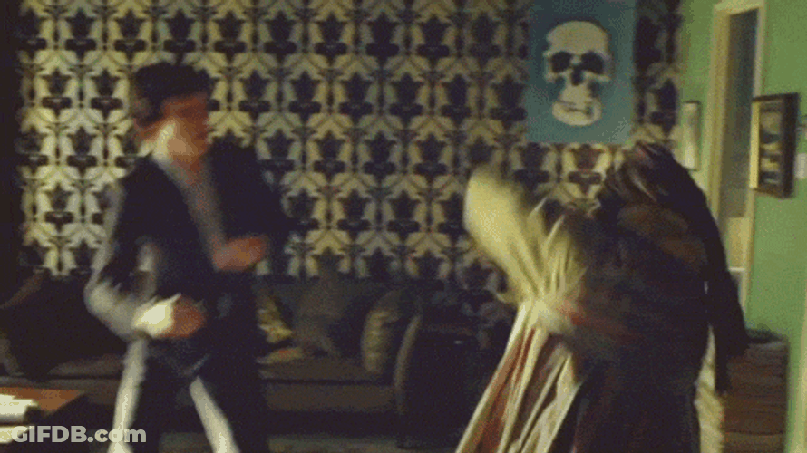 Sherlock Holmes Fight Scene GIF