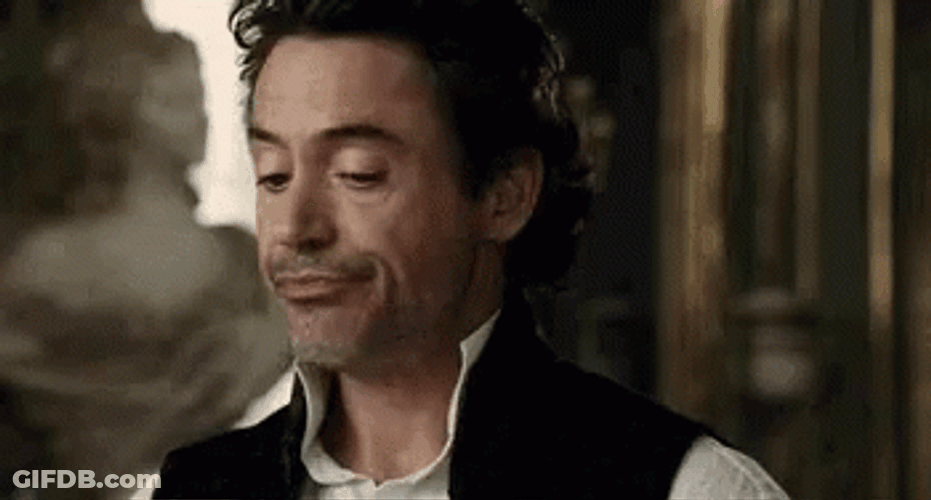 Sherlock Holmes Frustrated Face GIF