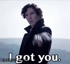 Sherlock Holmes Pointing And Saying I Got You GIF