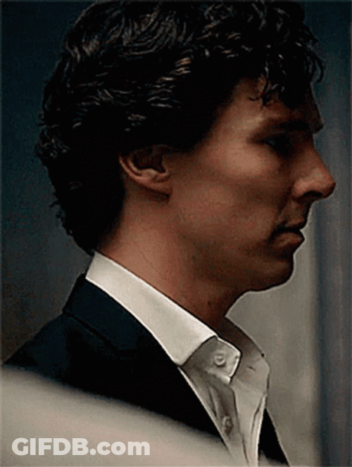 Sherlock Holmes Side Head Turn GIF